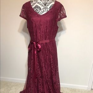 Candalite Women’s Long Lace Dress